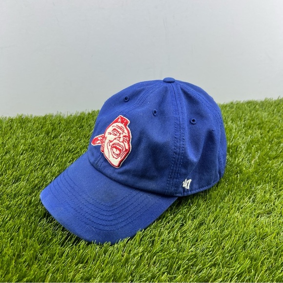 '47 Franchise Atlanta Braves Chief Noc-A-Homa Banned Logo Fitted Medium Dad Hat - Picture 1 of 9